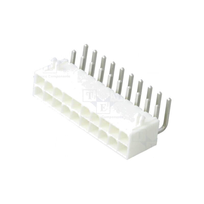 Soclu cablu-placă Mini-Fit Jr 4,2mm 20 PIN THT 13A | Electronic-mag.ro | Componente Electronice