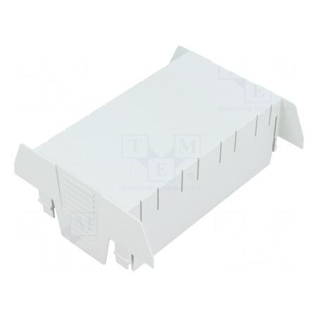Capac carcase gri ABS UL94HB EH 90 FLAT | Electronic-mag.ro | Componente Electronice