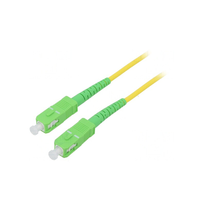 Patch cord fibră optică OS2 SC/APC 0,5m LSZH | Electronic-mag.ro | Componente Electronice