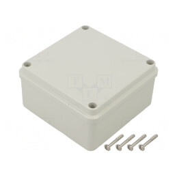 Carcasă Universală Gri IP56 108x108x55mm | Electronic-mag.ro | Componente Electronice