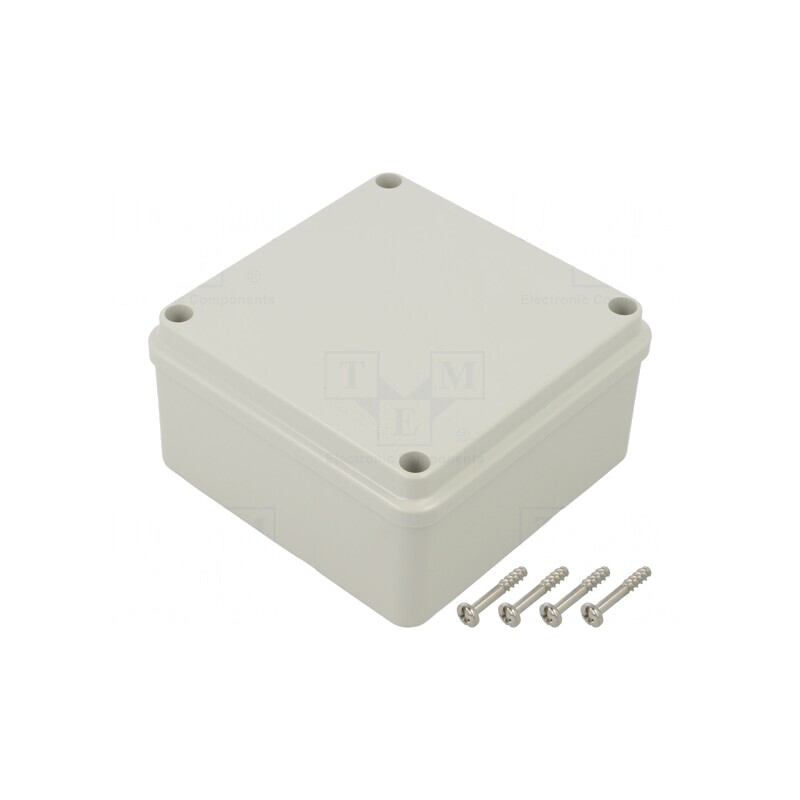 Carcasă Universală Gri IP56 108x108x55mm | Electronic-mag.ro | Componente Electronice