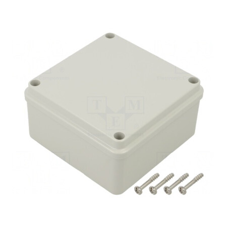 Carcasă Universală Gri IP56 108x108x55mm | Electronic-mag.ro | Componente Electronice