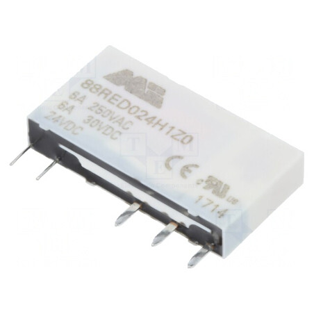 Releu Electromagnetic SPDT 24VDC 6A/250VAC | Electronic-mag.ro | Componente Electronice