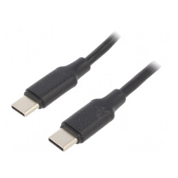 Cablu USB C 1,5m Negru 480Mbps | Electronic-mag.ro | Componente Electronice