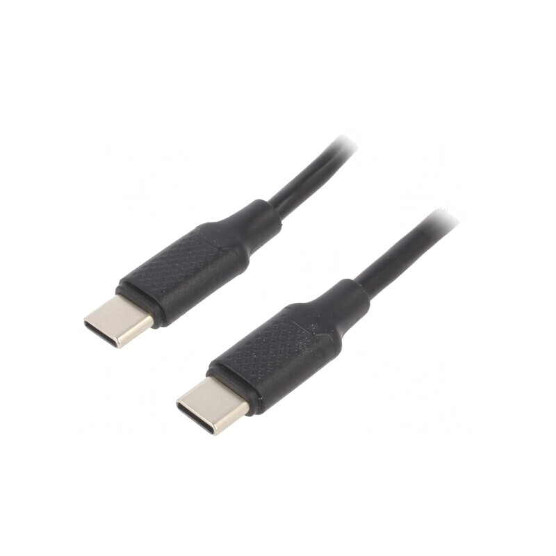 Cablu USB C 1,5m Negru 480Mbps | Electronic-mag.ro | Componente Electronice
