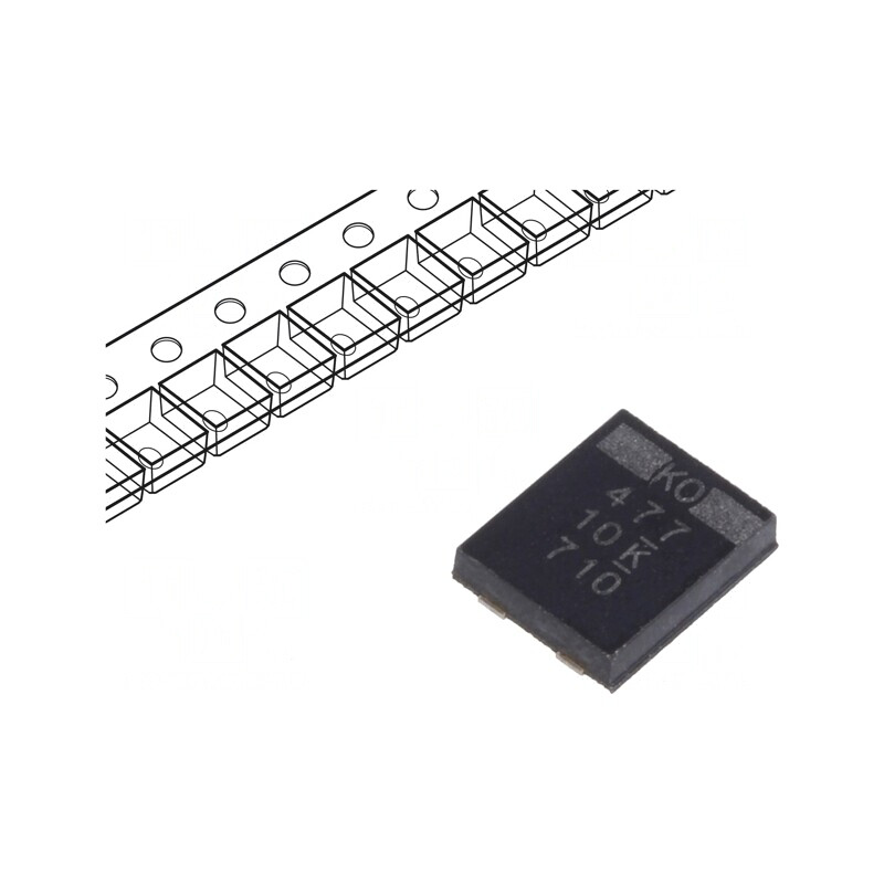 Condensator Tantal-Polimer Low ESR 470uF 10V SMD | Electronic-mag.ro | Componente Electronice Condensator Tantal-Polimer Low ESR 470uF 10V SMD | Electronic-mag.ro | Componente Electronice