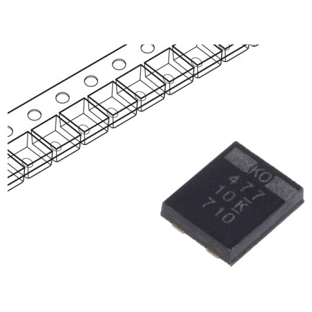 Condensator Tantal-Polimer Low ESR 470uF 10V SMD | Electronic-mag.ro | Componente Electronice