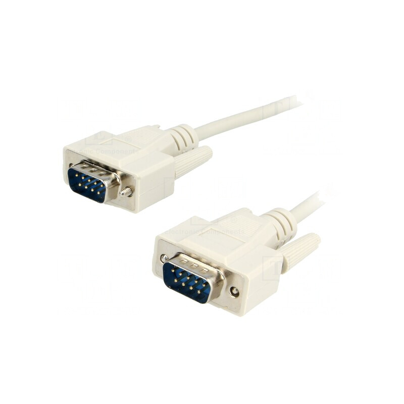 Cablu D-Sub 9 pini 3m Conexiune 1:1 | Electronic-mag.ro | Componente Electronice