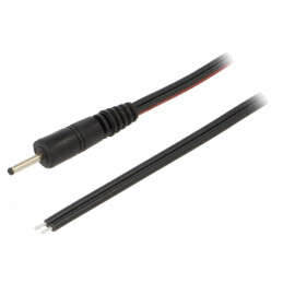 Cablu Alimentare DC 2,35/0,7 Negru 1,5m | Electronic-mag.ro | Componente Electronice