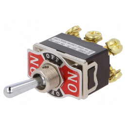 Comutator Basculant ON-OFF-ON 10A 250VAC | Electronic-mag.ro | Componente Electronice
