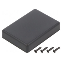 Carcasă universală ABS neagră 50x70x15mm IP40 | Electronic-mag.ro | Componente Electronice