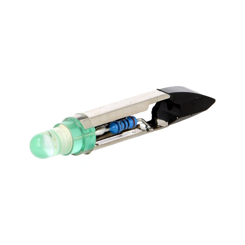 Lampă LED Verde 12VDC/12VAC T6.8 | Electronic-mag.ro | Componente Electronice