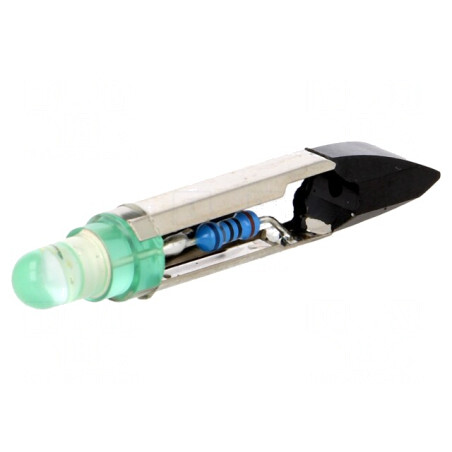 Lampă LED Verde 12VDC/12VAC T6.8 | Electronic-mag.ro | Componente Electronice