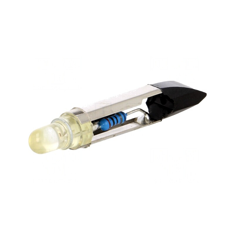 Lampă LED galbenă 12V T6.8 | Electronic-mag.ro | Componente Electronice