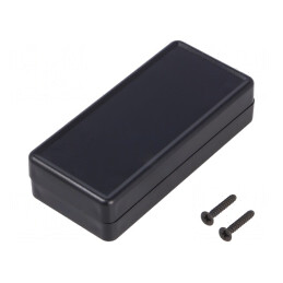 Carcasă universală MINI ABS neagră 30x65x15mm | Electronic-mag.ro | Componente Electronice