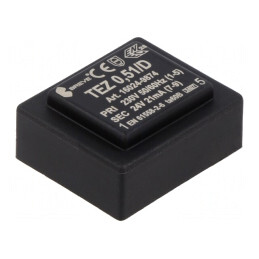 Transformator Încapsulat 0,5VA 230V 24V PCB | Electronic-mag.ro | Componente Electronice