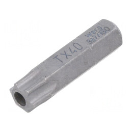 Capăt de șurubelniță Torx T40H 25mm | Electronic-mag.ro | Componente Electronice