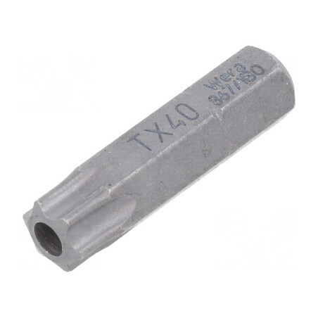 Capăt de șurubelniță Torx T40H 25mm | Electronic-mag.ro | Componente Electronice