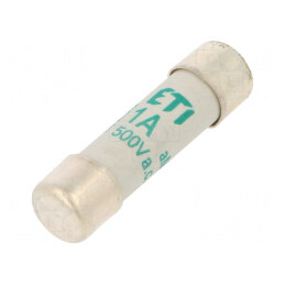 Siguranță cilindrică 1A 500VAC 10,3x38mm | Electronic-mag.ro | Componente Electronice