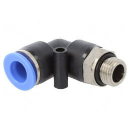 Racord Push-In Unghiular PBT G 1/4 0-60°C | Electronic-mag.ro | Componente Electronice