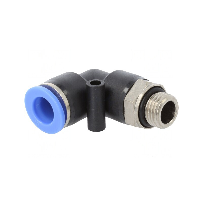 Racord Push-In Unghiular PBT G 1/4 0-60°C | Electronic-mag.ro | Componente Electronice