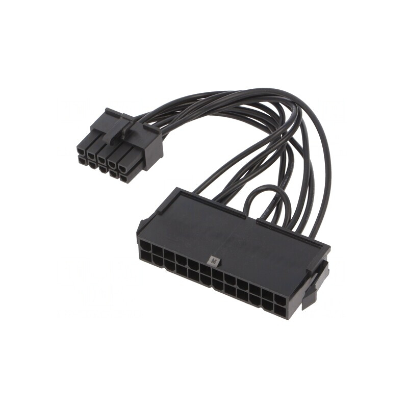 Cablu de Alimentare 10pin Tată la ATX 24pin Feminin 0,1m | Electronic-mag.ro | Componente Electronice