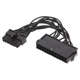Cablu Alimentare 14pin Tată la 24pin Feminin 0.1m ATX | Electronic-mag.ro | Componente Electronice