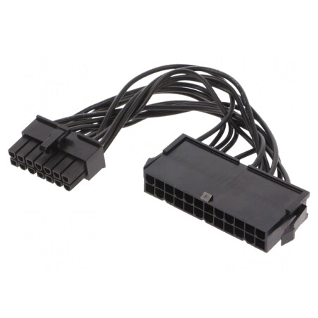 Cablu Alimentare 14pin Tată la 24pin Feminin 0.1m ATX | Electronic-mag.ro | Componente Electronice