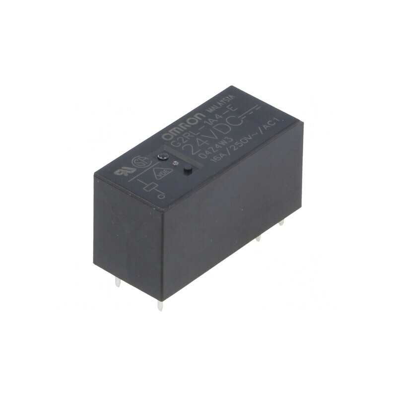 Releu Electromagnetic SPST-NO 24VDC 16A 250VAC PCB | Electronic-mag.ro | Componente Electronice