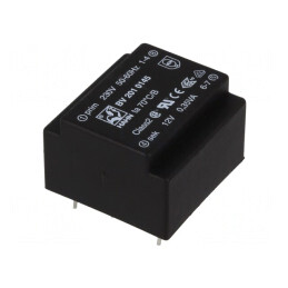 Transformator încapsulat 0,35VA 230V-12V PCB | Electronic-mag.ro | Componente Electronice