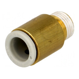 Racord Push-In Filetat 1/8" Alamă 1-10 Bar | Electronic-mag.ro | Componente Electronice