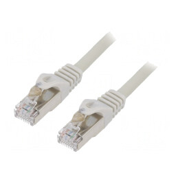 Cablu Patch S/FTP Cat 6a 3m Gri LSZH Aurit | Electronic-mag.ro | Componente Electronice