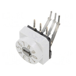 Întrerupător codificare DEC/BCD THT 10 poziții 80mΩ | Electronic-mag.ro | Componente Electronice
