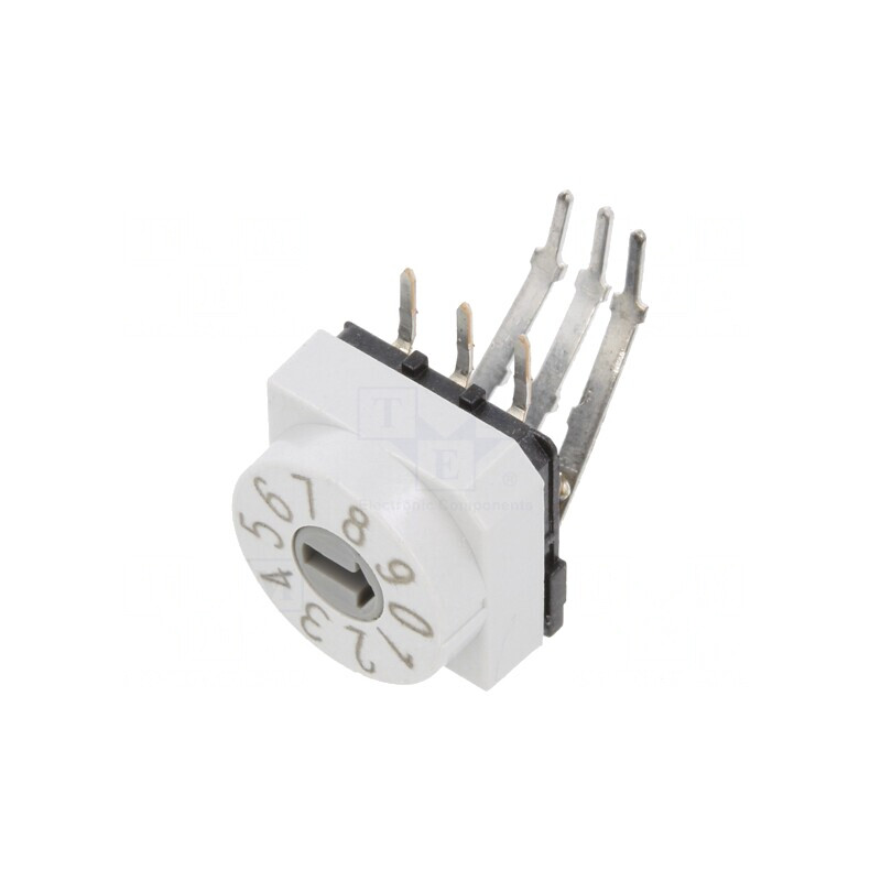 Întrerupător codificare DEC/BCD THT 10 poziții 80mΩ | Electronic-mag.ro | Componente Electronice