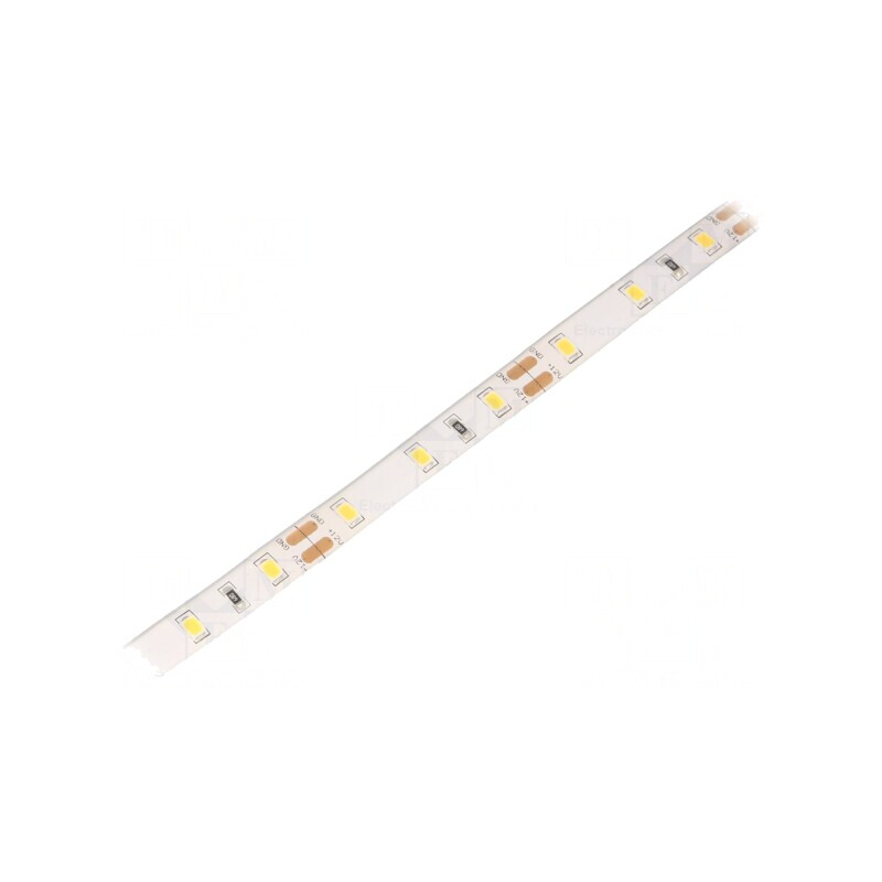 Bandă LED alb cald IP65 12V 12W/m | Electronic-mag.ro | Componente Electronice