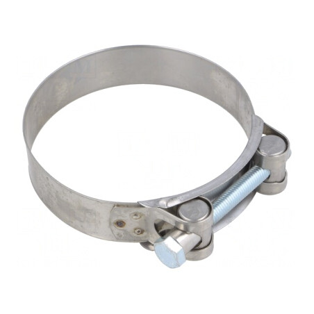 Colier cu șurub 24mm oțel cromat 92-97mm | Electronic-mag.ro | Componente Electronice