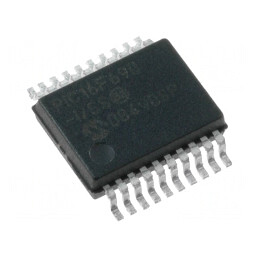 Microcontroler PIC16 20MHz 7kB SMD SSOP20 | Electronic-mag.ro | Componente Electronice