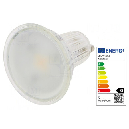 Lampă LED GU10 4.3W 3000K Alb Cald | Electronic-mag.ro | Componente Electronice