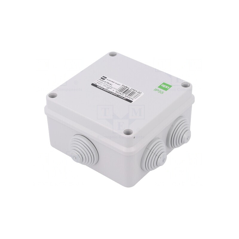 Cutie de Conexiuni IP55 Gri 129x129x61mm | Electronic-mag.ro | Componente Electronice Cutie de Conexiuni IP55 Gri 129x129x61mm | Electronic-mag.ro | Componente Electronice