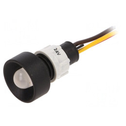 Lampă LED de Control Galben/Roșu 24V 13mm | Electronic-mag.ro | Componente Electronice