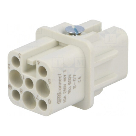 Conector HDC cu Inserturi de Contact Mamă 8+7 PE | Electronic-mag.ro | Componente Electronice