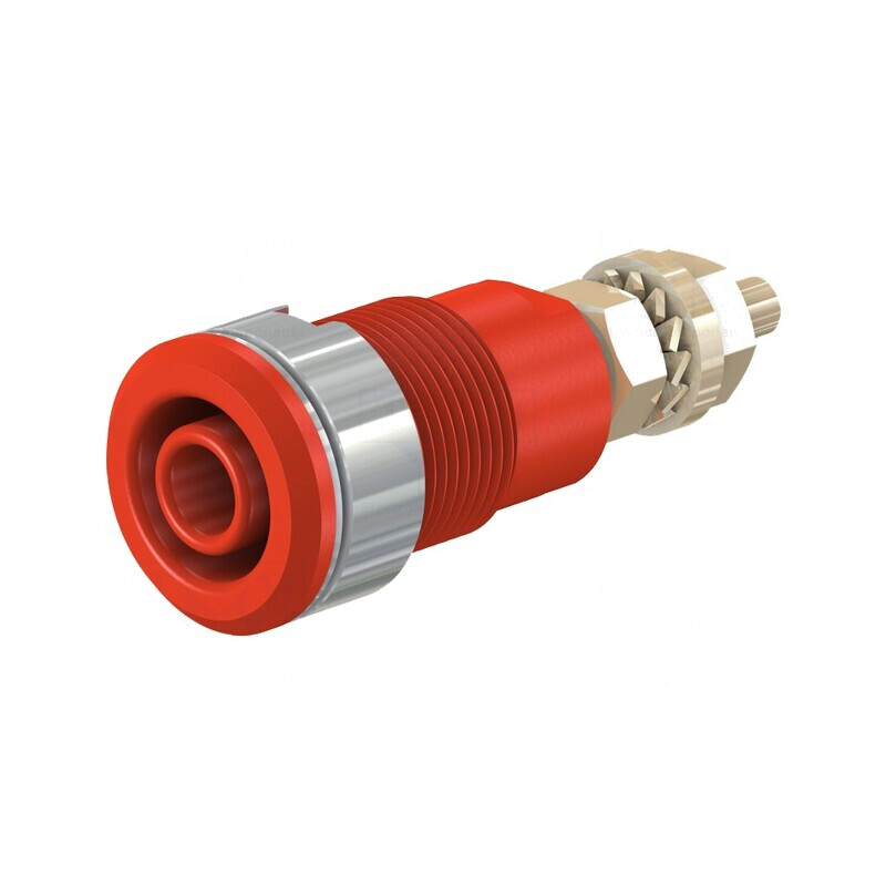 Soclu banană 4mm roșu aurit 32A 1kV | Electronic-mag.ro | Componente Electronice Soclu banană 4mm roșu aurit 32A 1kV | Electronic-mag.ro | Componente Electronice