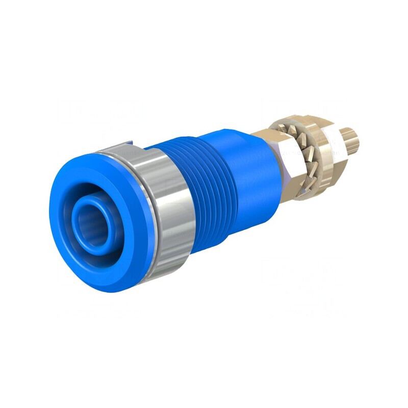 Soclu banană albastră 4mm 32A 1kV aurit alamă | Electronic-mag.ro | Componente Electronice Soclu banană albastră 4mm 32A 1kV aurit alamă | Electronic-mag.ro | Componente Electronice