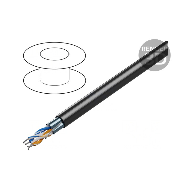 Cablu de Date Ecranat Cupru 2x2x1.3mm Negru | Electronic-mag.ro | Componente Electronice Cablu de Date Ecranat Cupru 2x2x1.3mm Negru | Electronic-mag.ro | Componente Electronice