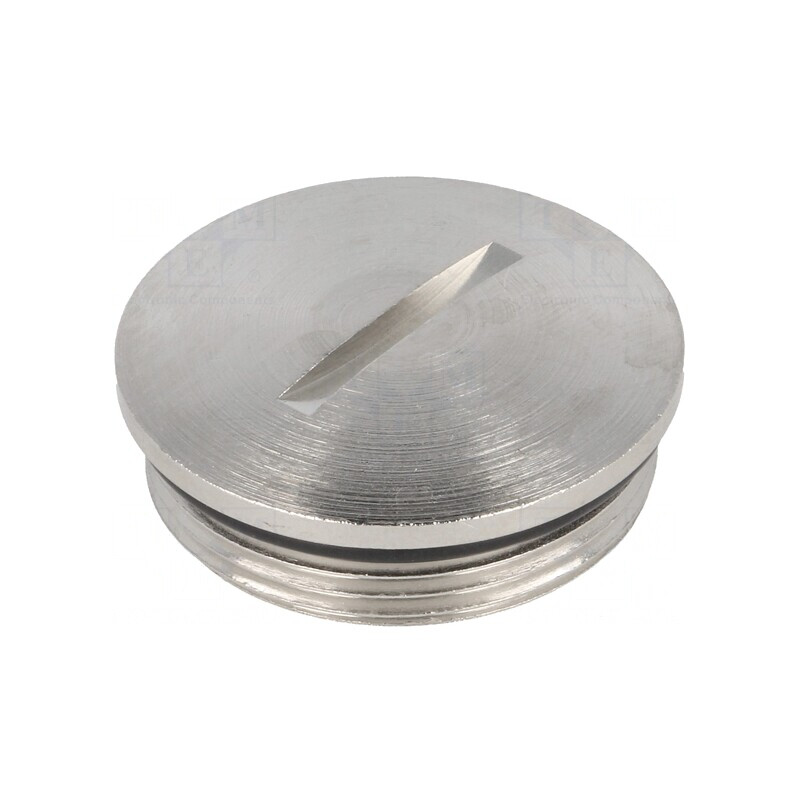 Capac de protecție IP68 nichel alamă M32 1,5 | Electronic-mag.ro | Componente Electronice