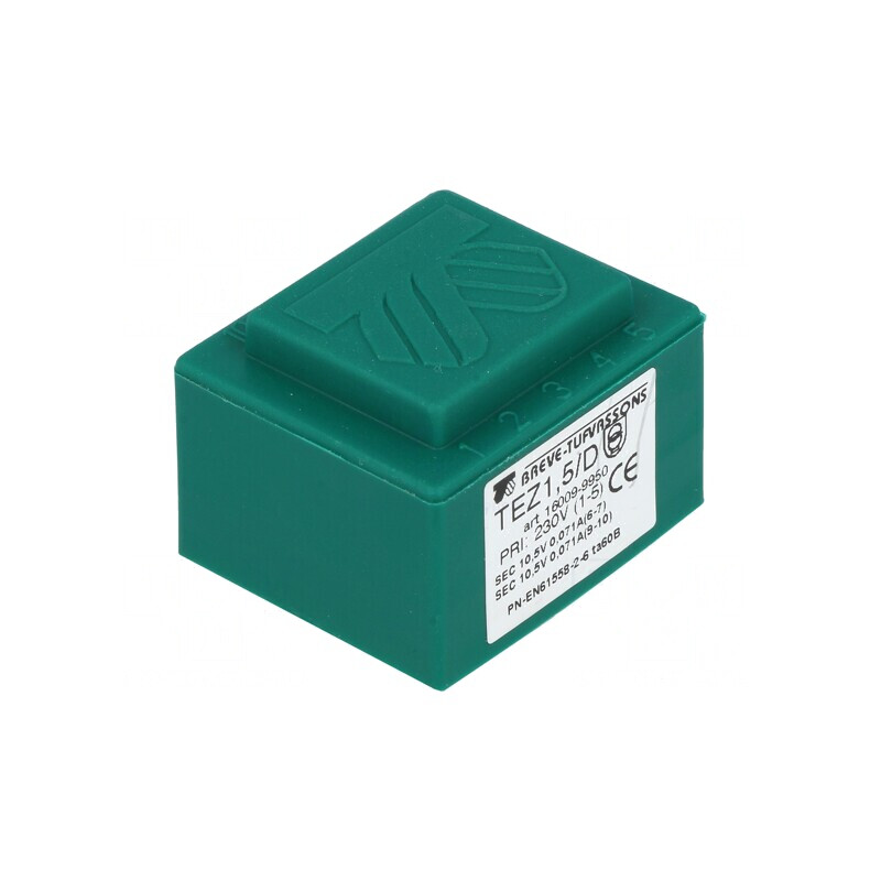 Transformator încapsulat 1,5VA 230V 10,5V PCB | Electronic-mag.ro | Componente Electronice