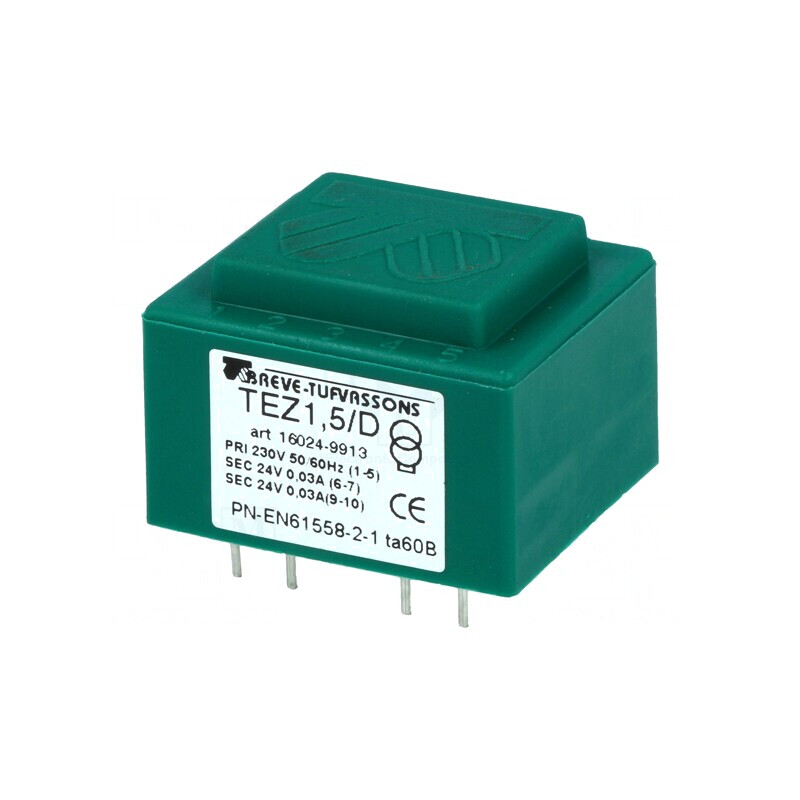 Transformator încapsulat 1,5VA 230V la 24V | Electronic-mag.ro | Componente Electronice Transformator încapsulat 1,5VA 230V la 24V | Electronic-mag.ro | Componente Electronice