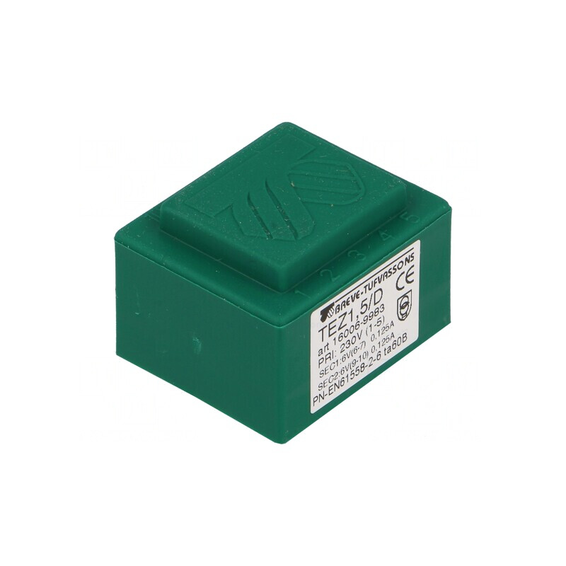 Transformator Încapsulat 1,5VA 230V 6V PCB | Electronic-mag.ro | Componente Electronice