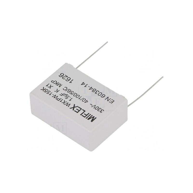Condensator cu Polipropilenă 1.5uF THT ±10% | Electronic-mag.ro | Componente Electronice