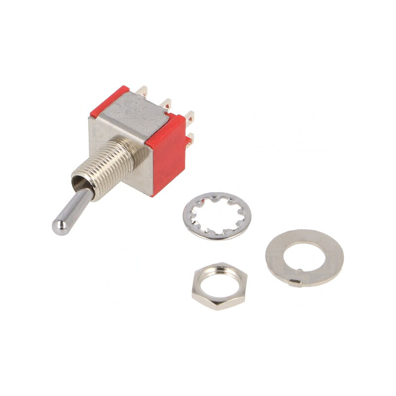 Comutator Basculant DPDT ON-ON 2A/250VAC 5A/28VDC | Electronic-mag.ro | Componente Electronice Comutator Basculant DPDT ON-ON 2A/250VAC 5A/28VDC | Electronic-mag.ro | Componente Electronice